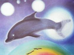 Chalk Drawing by Rosemary