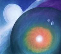 Chalk drawing by Rosemary