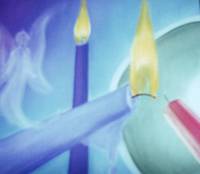 Chalk drawing by Rosemary