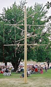 Peace Pole in Grand Forks, British Columbia, Canada
