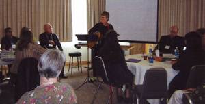 Closing the Shuswap Hospice Convension with John Denver's 'Yellowstone (Coming Home)'
