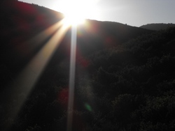 Sunrise on the Meditation Platform, Windstar Land Conservancy