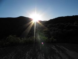 Sunrise on the Meditation Platform, Windstar Land Conservancy