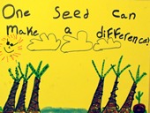 Kid’s Art of One Seed
