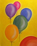 Full of Joy, Light as Air - from a chalk drawing by Rosemary Phillips