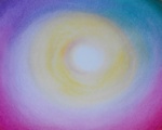 Towards the Light - from a chalk drawing by Rosemary Phillips
